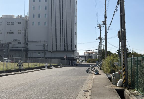初めて西側地区でもクリーン作戦を実施